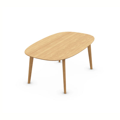 LUC Oval Dining Table in Oak Natural Oil - Artisan | Milola