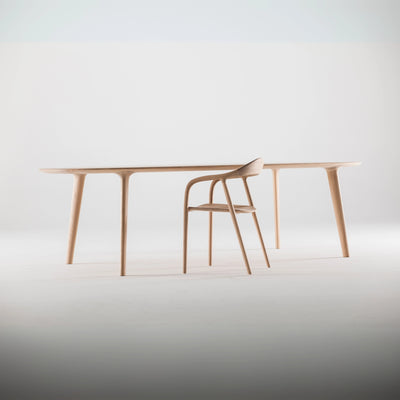 LUC Oval Dining Table in Oak Natural Soap - Artisan | Milola