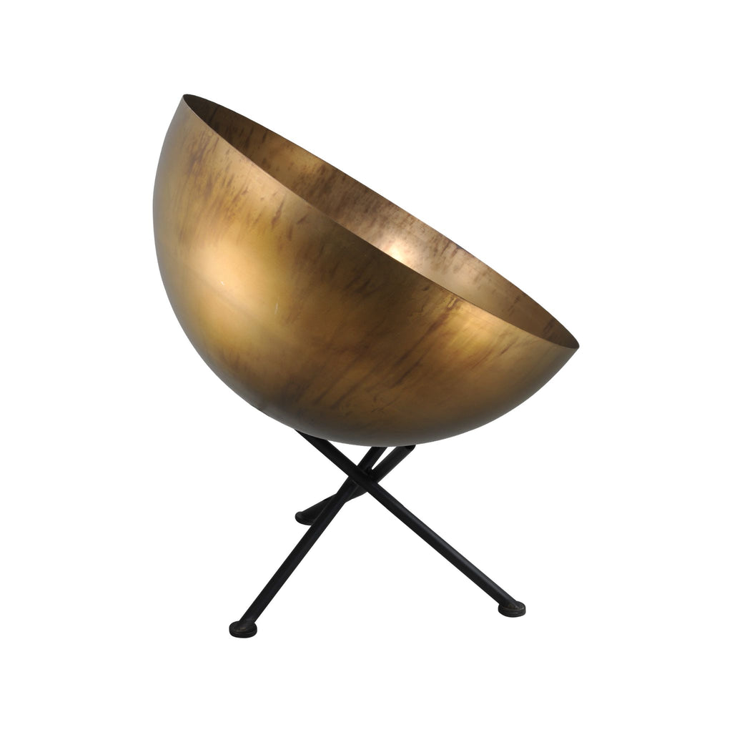 LARINO-Low Studio Floor Lamp- in Brass| Milola