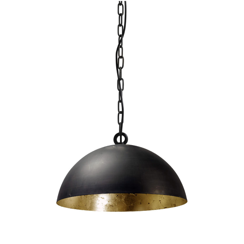 LARINO-Gunmetal-Ceiling Lights-in Brass | Milola