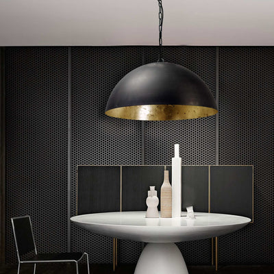 LARINO-Gunmetal-Ceiling Lights-in Brass | Milola