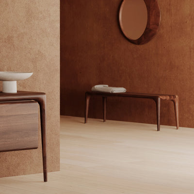 LATUS Bench in Walnut Natural Oil - Artisan | Milola