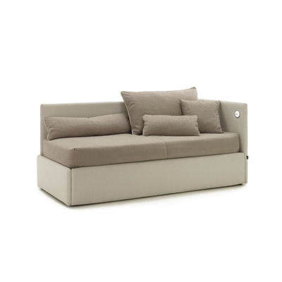 LINE-Chaise-Longue Sofa Bed-Automatic Pull Out Guest Bed-Bolzan Letti | Milola