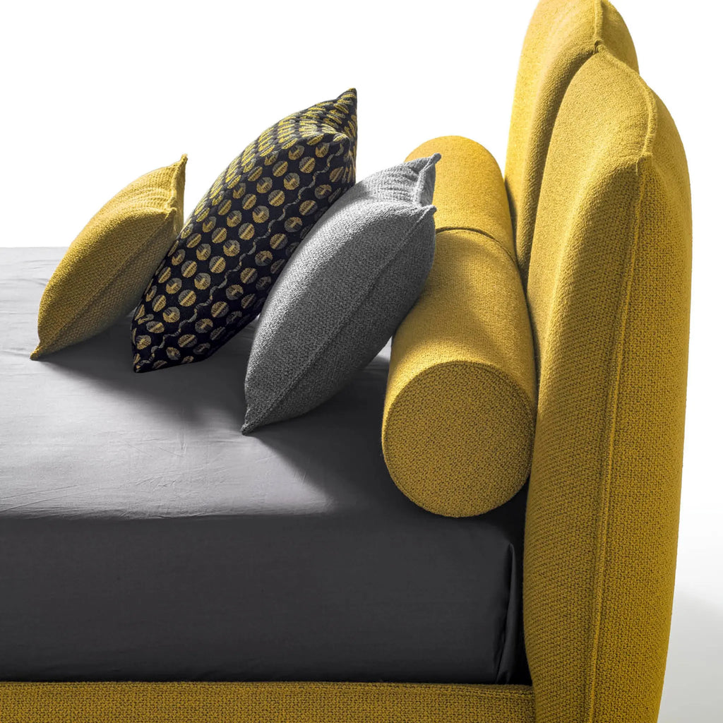 LOGAN H.15 A/A-Box Bed in Yellow Dinard Col 010 - Twils | Milola