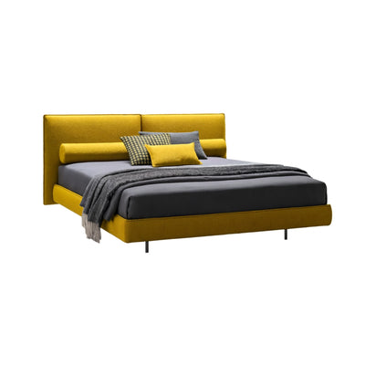 LOGAN H.15 A/A-Box Bed in Yellow Dinard Col 010 - Twils | Milola