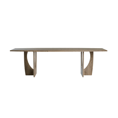 Longboat Extendable Dining Table in Dark Grey Oiled Ash - Kristensen | Milola