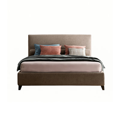 MAX ALTO H.25 Bed in Dark Beige Naxos Col 063 - Twils | Milola