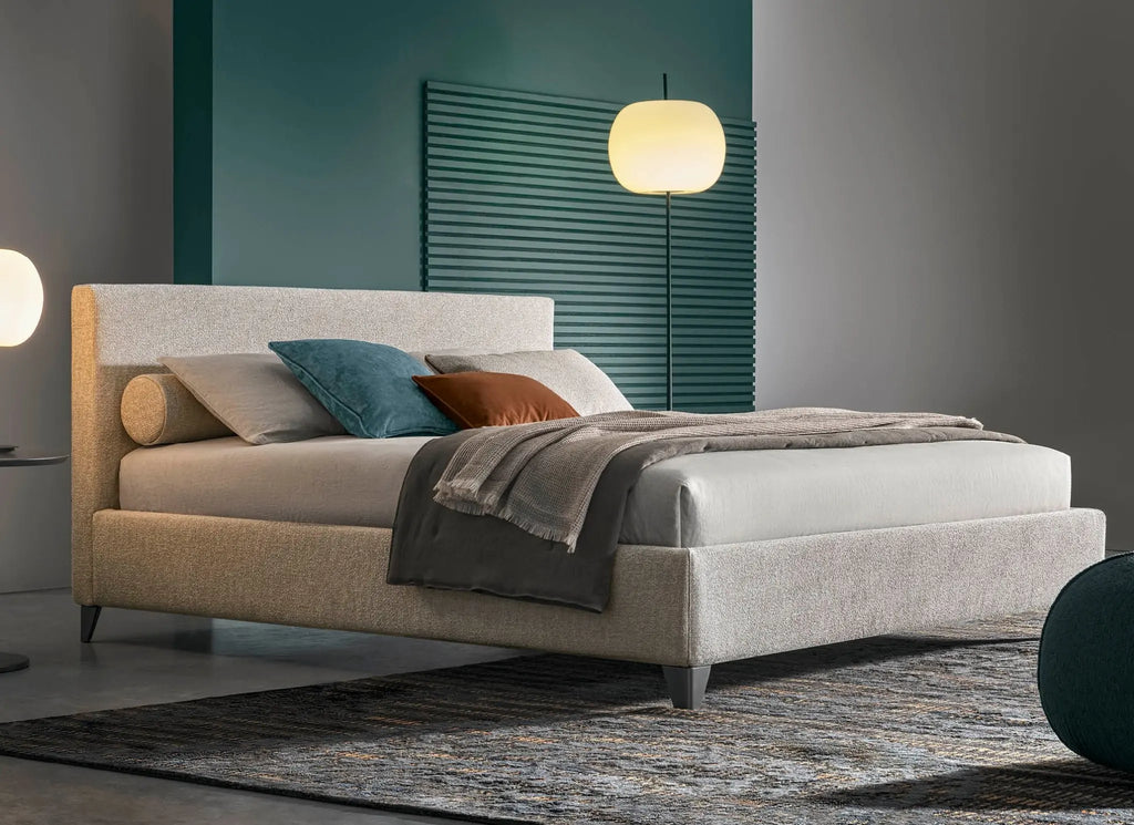 MAX H.25 Bed in Beige Naxos Col 021 - Twils | Milola