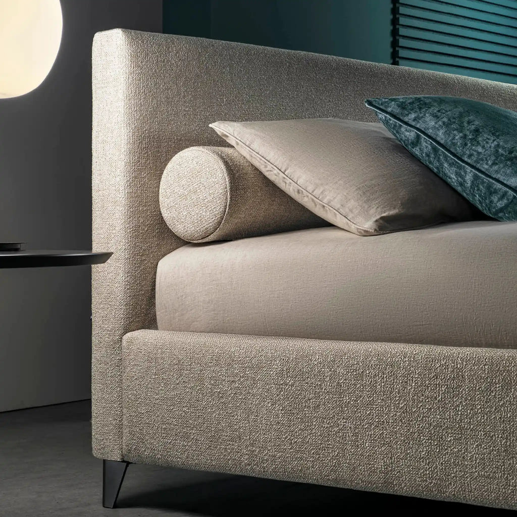 MAX H.25 Bed in Beige Naxos Col 021 - Twils | Milola
