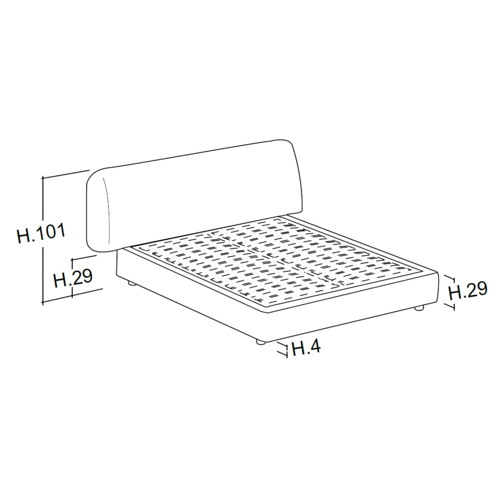 MARTY BOX Spring Bed - Luxurious Design - Bolzan | Milola