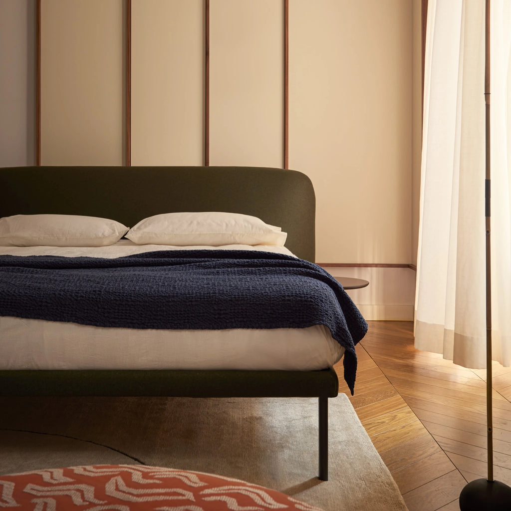 MARTY -  Upholstered Bed - Elegant Design - Bolzan | Milola