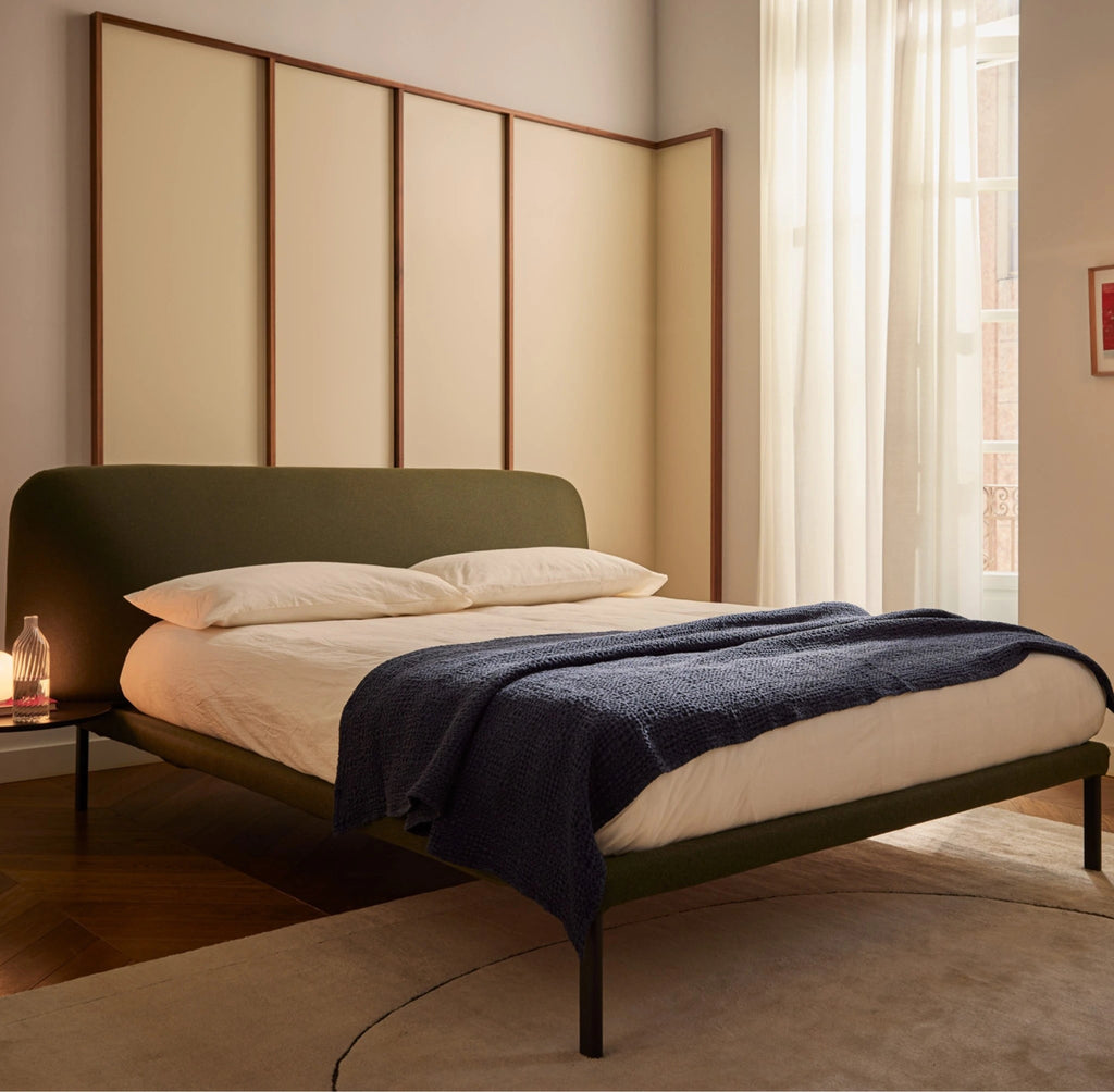 MARTY -  Upholstered Bed - Elegant Design - Bolzan | Milola