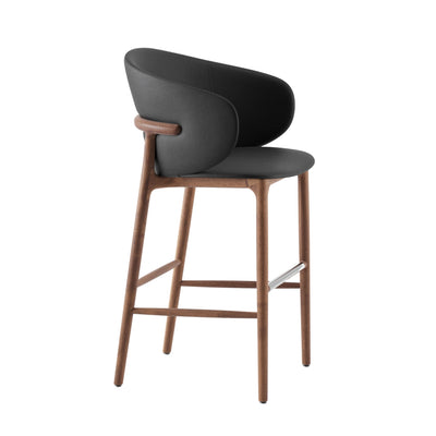 MELA Bar Chair in Walnut Natural Oil - Artisan | Milola