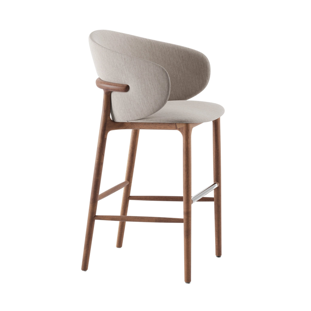 MELA Bar Chair in Walnut Natural Oil - Artisan | Milola