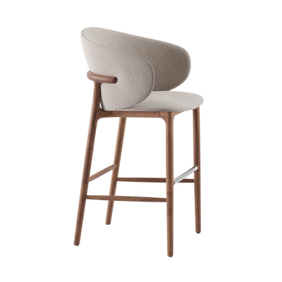 MELA Bar Chair in Walnut Natural Oil - Artisan | Milola