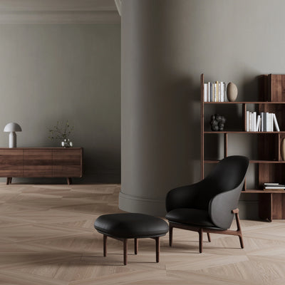 MELA Lounge Chair High in Walnut Natural Oil - Artisan | Milola