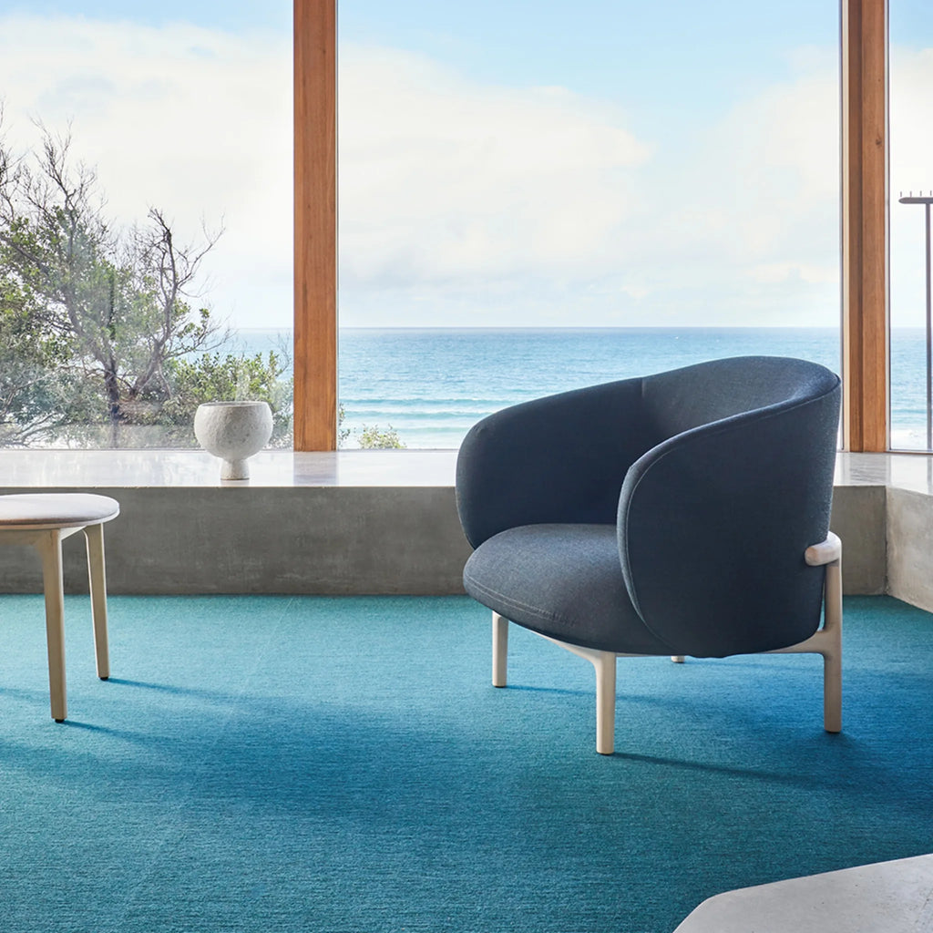MELA Lounge Chair Trimmed in Oak Natural Soap - Artisan | Milola