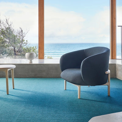 MELA Lounge Chair Trimmed in Oak Natural Soap - Artisan | Milola