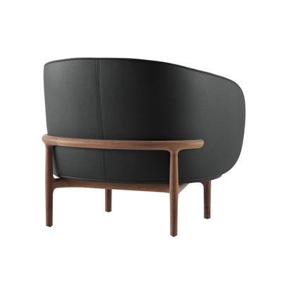 MELA Lounge Chair Trimmed in Walnut Natural Oil - Artisan | Milola