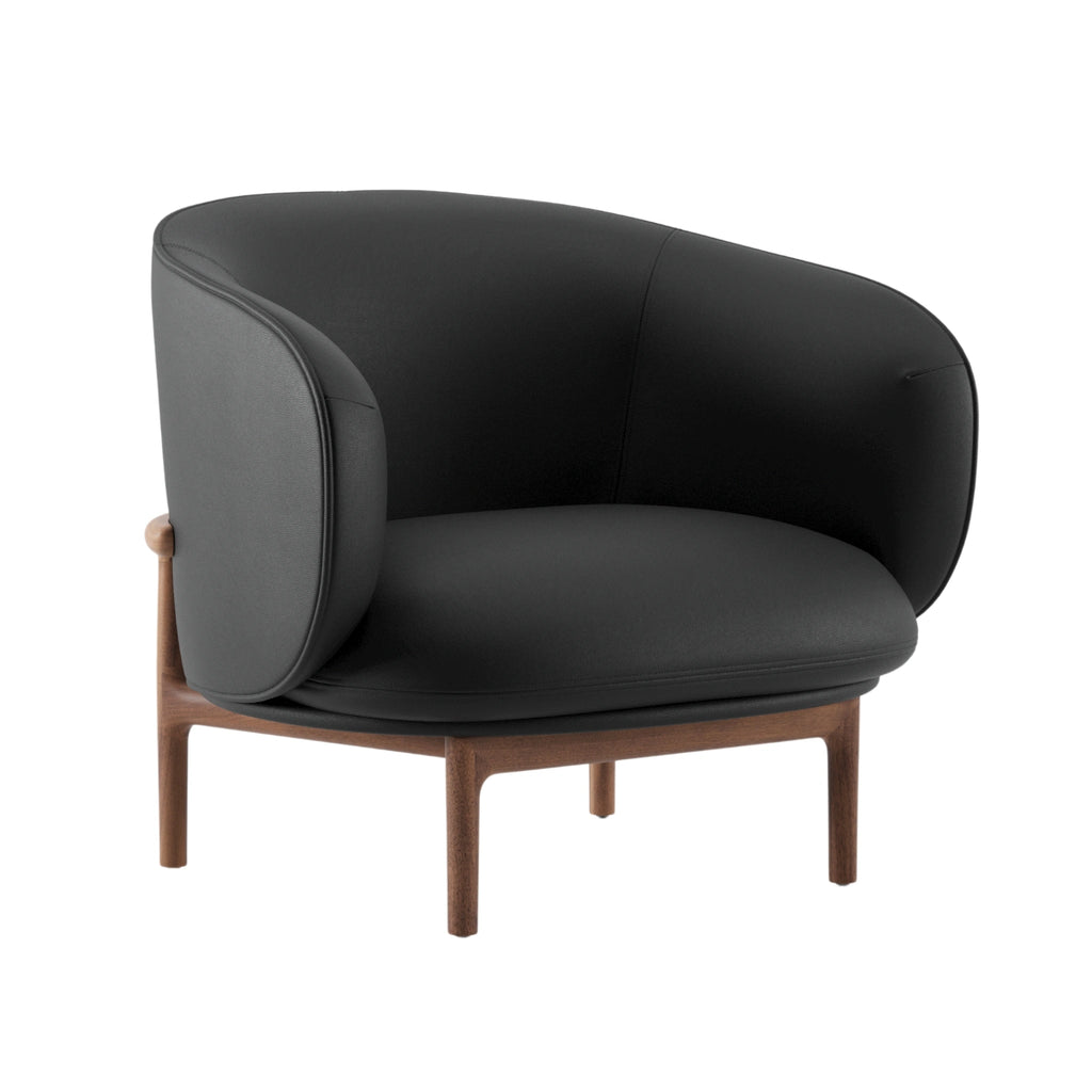 MELA Lounge Chair Trimmed in Walnut Natural Oil - Artisan | Milola