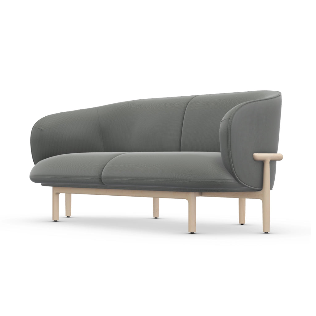 MELA Lounge Two Seater Sofa in Maple White Pigment Oil - Artisan | Milola