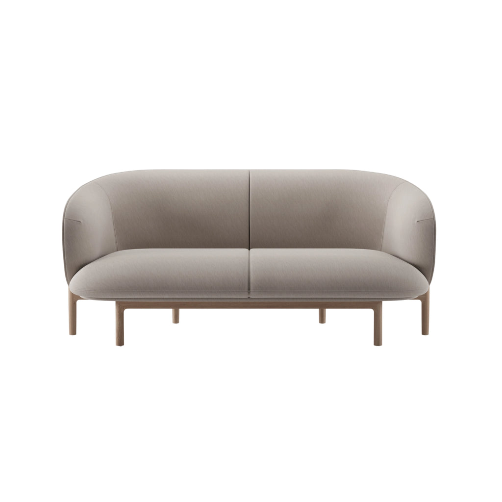 MELA Lounge Two Seater Sofa in Oak Natural Soap - Artisan | Milola