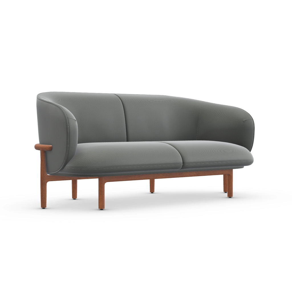 MELA Lounge Two Seater Sofa in Oak Wenge Oil - Artisan | Milola