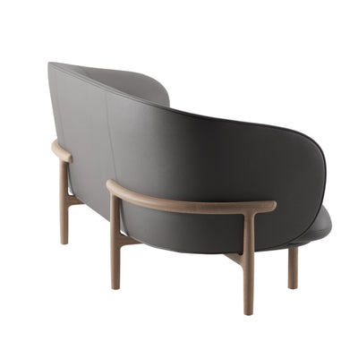MELA Lounge Two Seater Sofa in Walnut Natural Oil - Artisan | Milola