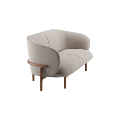 MELA Lounge Two Seater Sofa in Walnut Natural Oil - Artisan | Milola