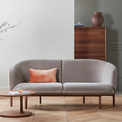 MELA Lounge Two Seater Sofa in Walnut Natural Oil - Artisan | Milola