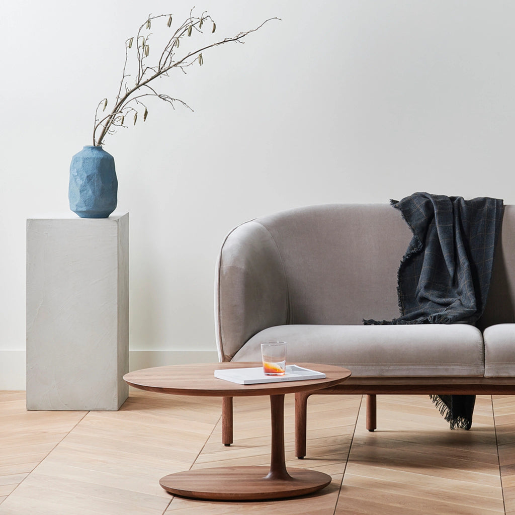 MELA Lounge Two Seater Sofa in Walnut Natural Oil - Artisan | Milola