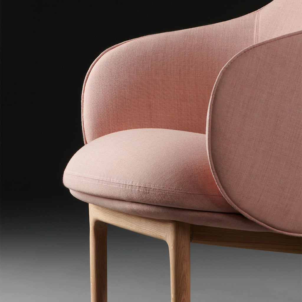 MELA Lounge Chair High in Oak Natural Soap - Artisan | Milola