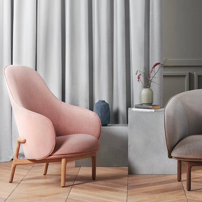 MELA Lounge Chair High in Oak Natural Soap - Artisan | Milola