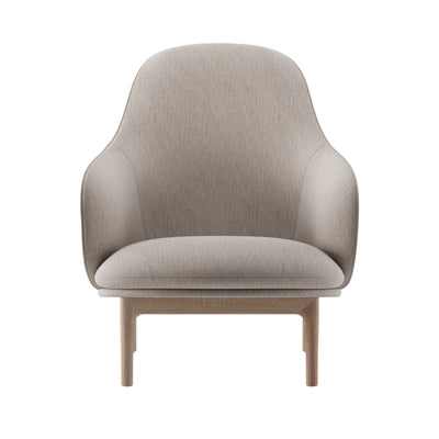 MELA Lounge Chair High in Oak Natural Soap - Artisan | Milola