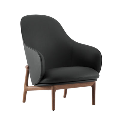MELA Lounge Chair High in Walnut Natural Oil - Artisan | Milola