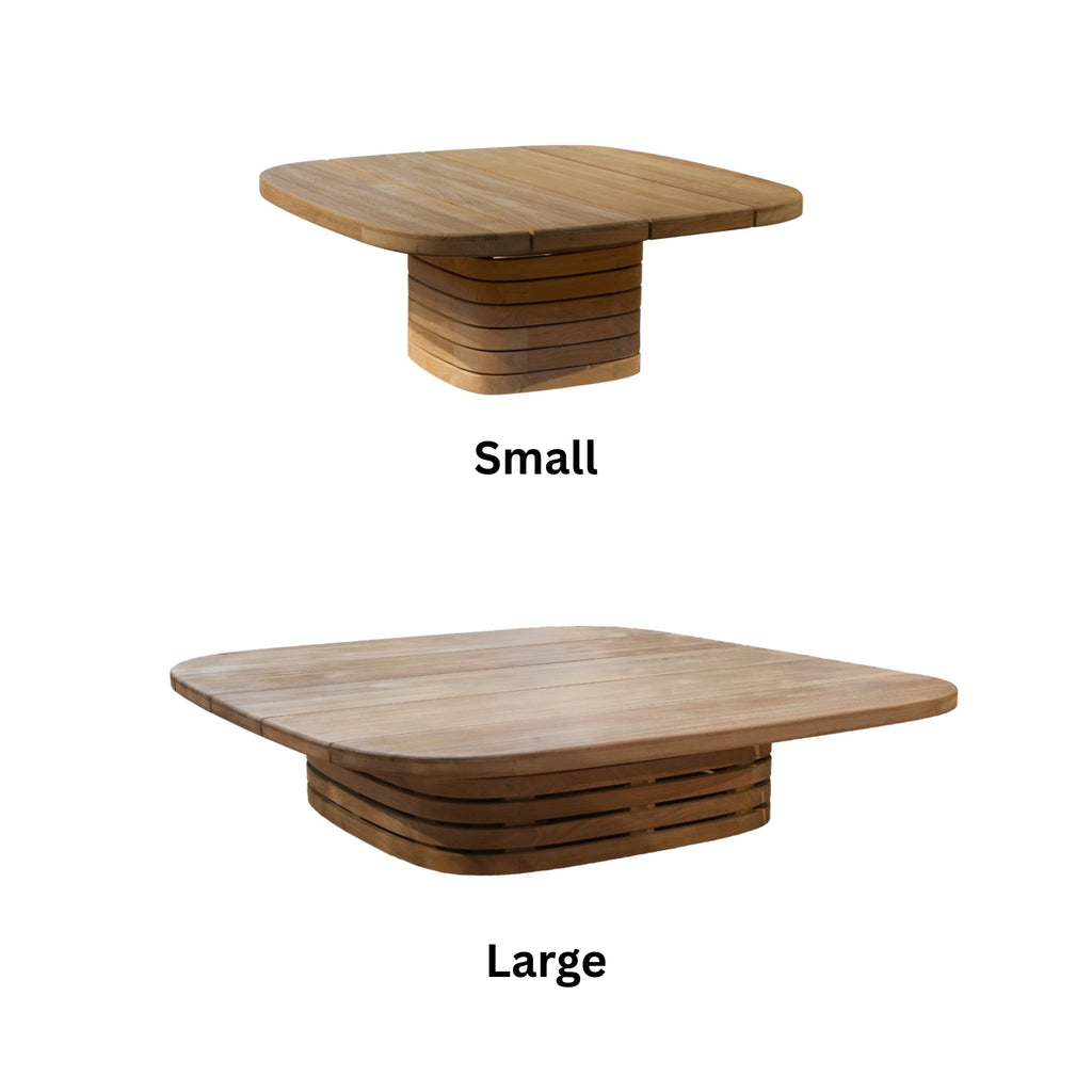 MELLOW Outdoor Coffee Table Sizes- Cane-Line | Milola