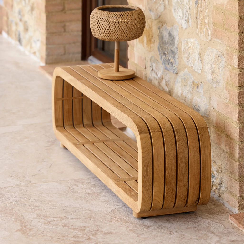 MELLOW Coffee Table in Teak - Cane-Line | Milola