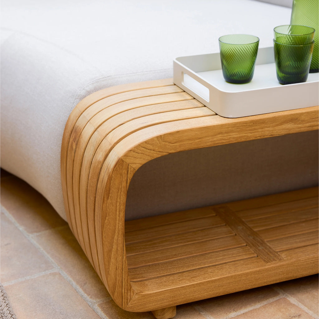 MELLOW Coffee Table in Teak - Cane-Line | Milola