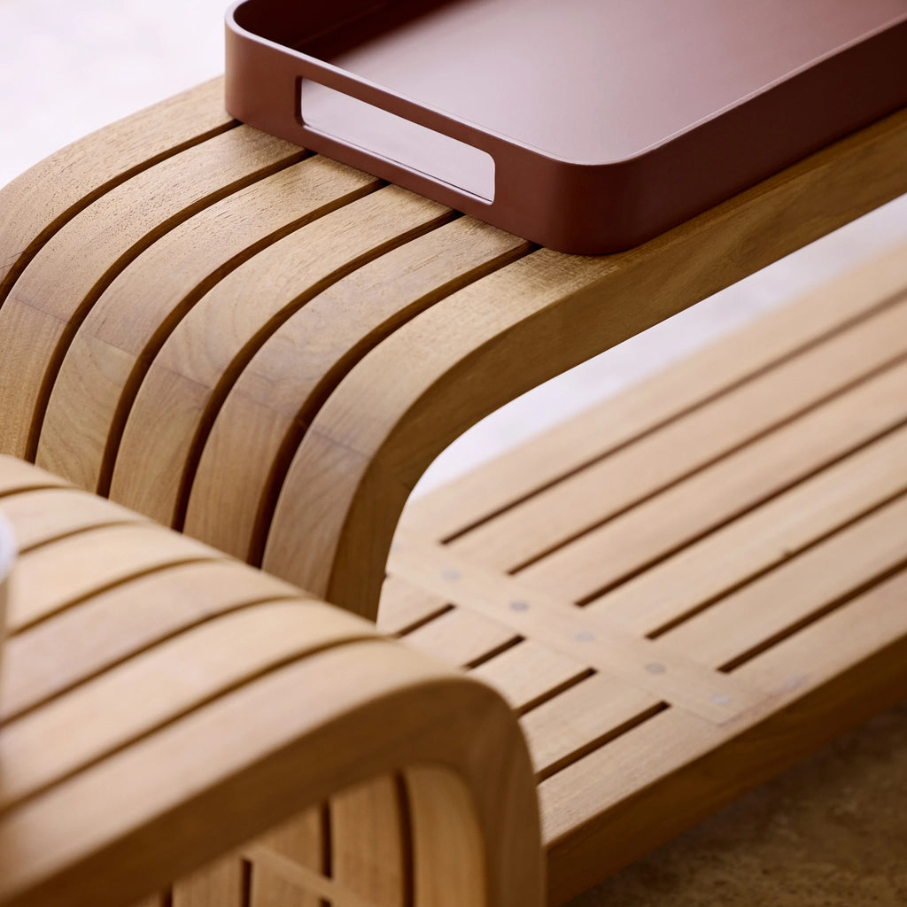 MELLOW Coffee Table in Teak - Cane-Line | Milola