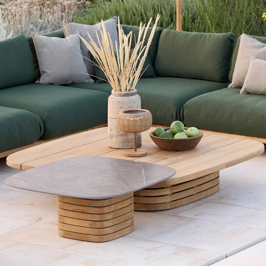 MELLOW Outdoor Coffee Table in Teak - Cane-Line | Milola