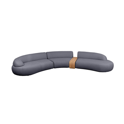 MELLOW Outdoor Modular Sofa in Grey - Cane-Line | Milola