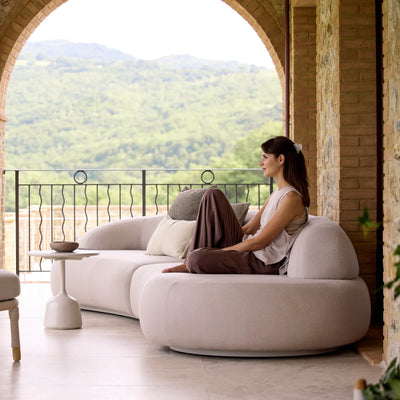 MELLOW Outdoor Modular Sofa in Sand - Cane-Line | Milola