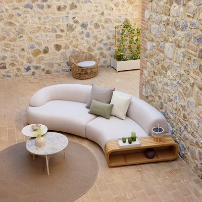 MELLOW Outdoor Modular Sofa in Sand - Cane-Line | Milola