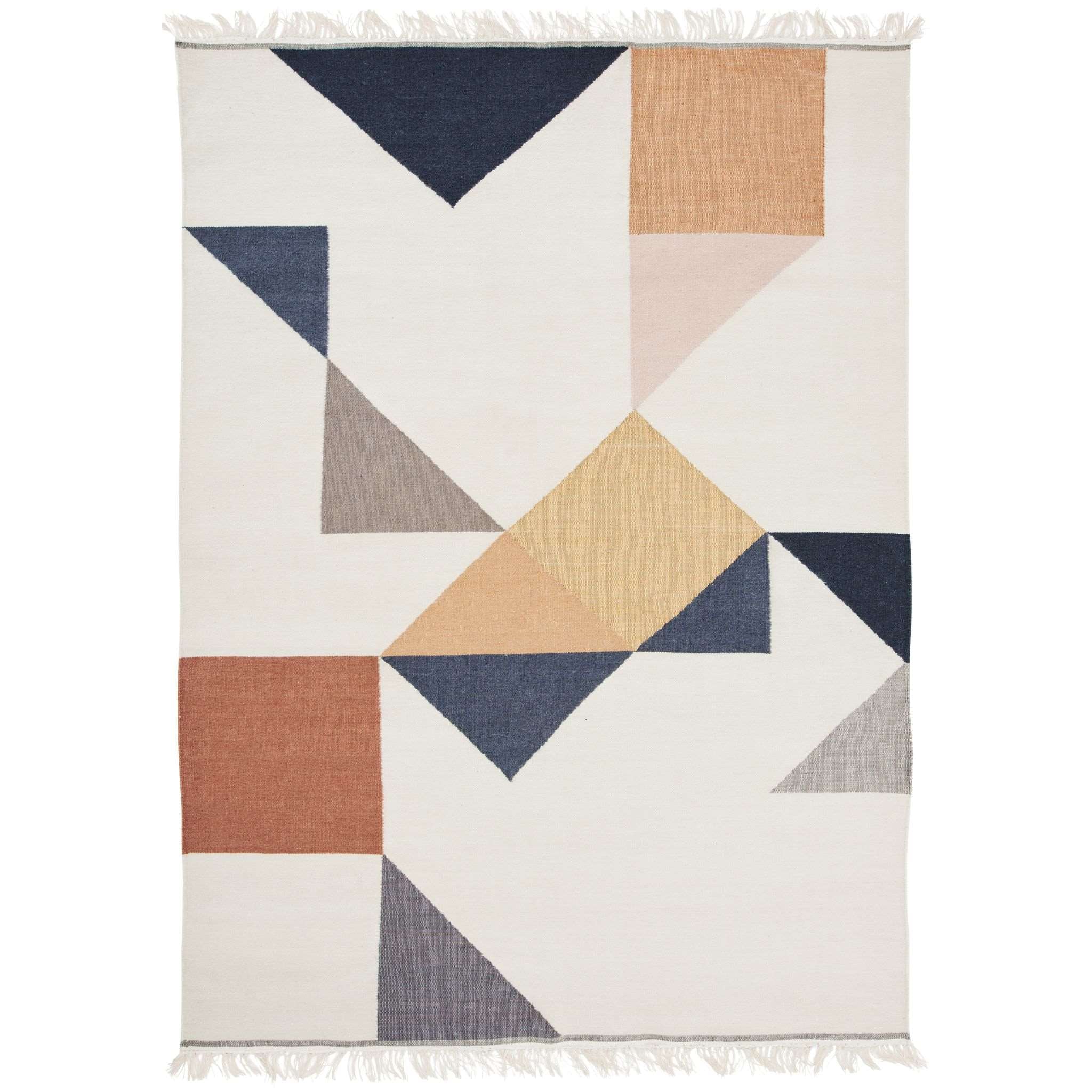 MEMO Scandinavian Geometric Wool Rug | Milola – Milola.ch