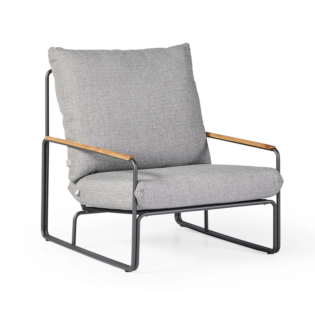 MERANO - Outdoor 3-Seater Sofa Set - Lounge Chair  in Light Anthracite - Suns | Milola