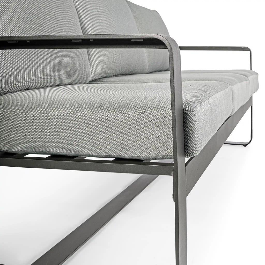 MERRIGAN Outdoor Sofa Set in Charcoal - Bizzotto | Milola