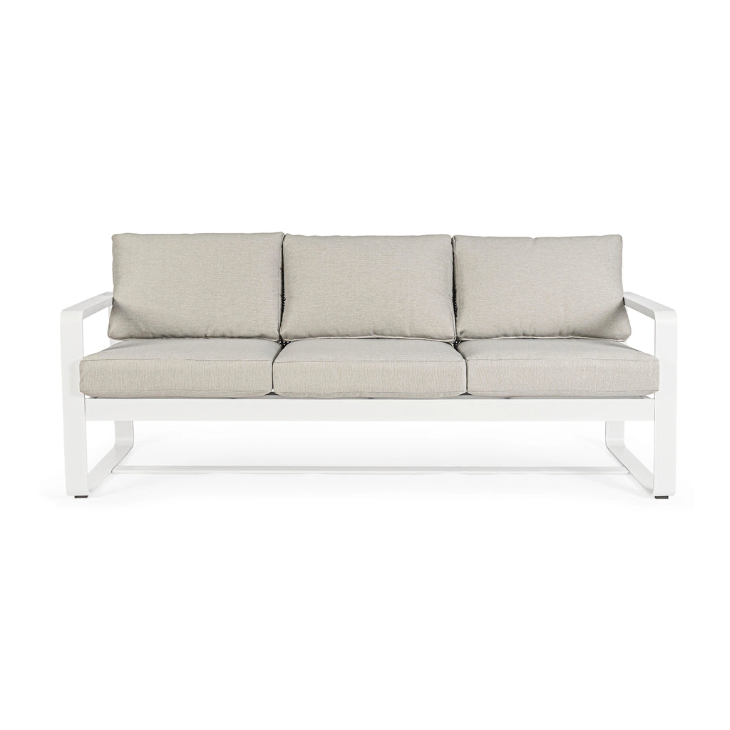 MERRIGAN Outdoor Sofa Set in White - Bizzotto | Milola