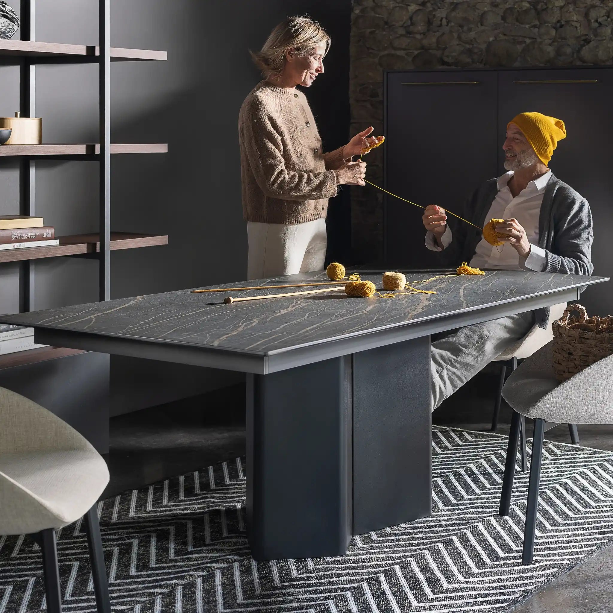 METRA Rectangular Extendable Dining Table (Butterfly Mechanism) - Pointhouse | Milola