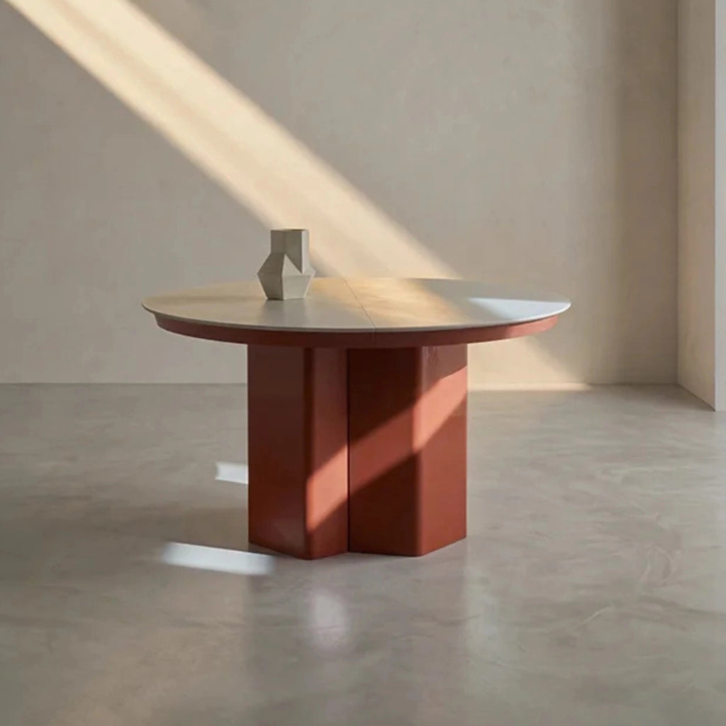 METRA Round Extendable Dining Table