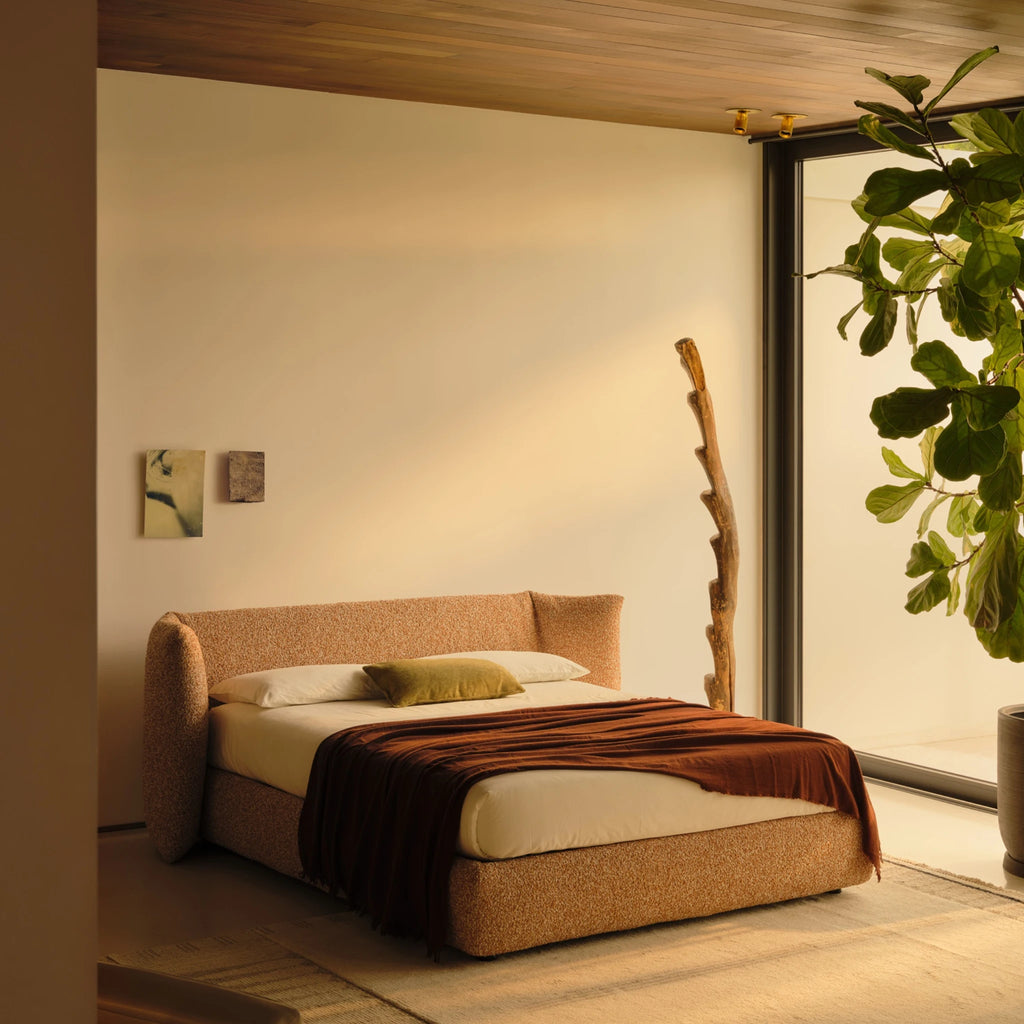 MILO H.28 Thick Base Bed - Upholstered bed - Bolzan | Milola